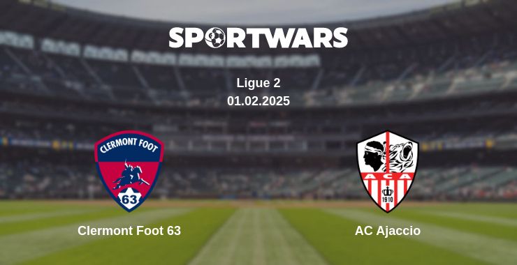 Where to watch the match Clermont Foot 63 - AC Ajaccio