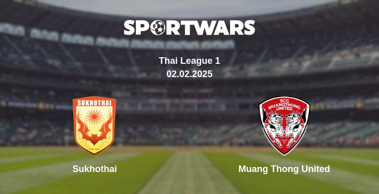 Where to watch the match Sukhothai - Muang Thong United