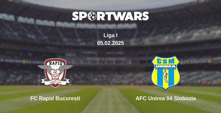 Where to watch the match FC Rapid București - AFC Unirea 04 Slobozia