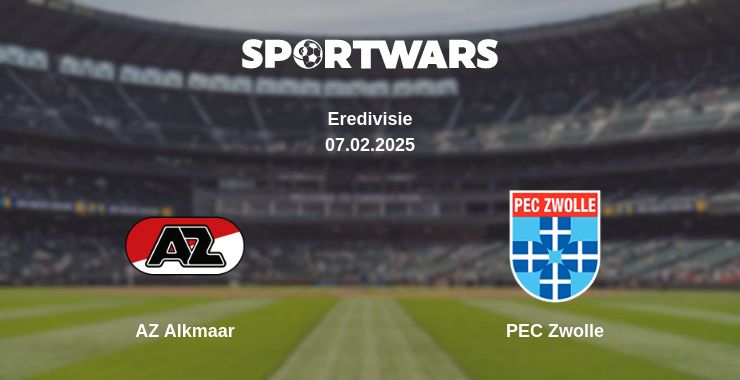 Where to watch the match AZ Alkmaar - PEC Zwolle