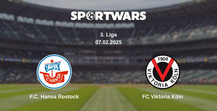 Where to watch the match F.C. Hansa Rostock - FC Viktoria Köln