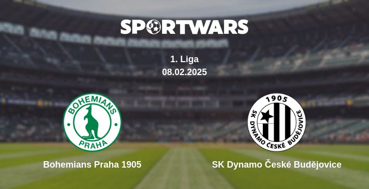 Where to watch the match Bohemians Praha 1905 - SK Dynamo České Budějovice