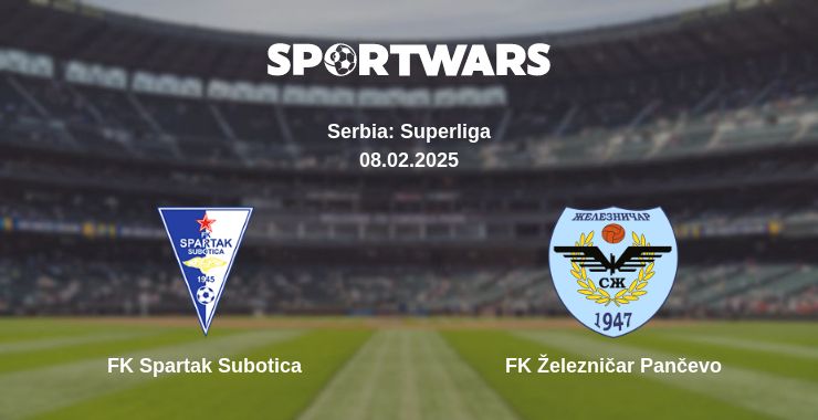 Where to watch the match FK Spartak Subotica - FK Železničar Pančevo