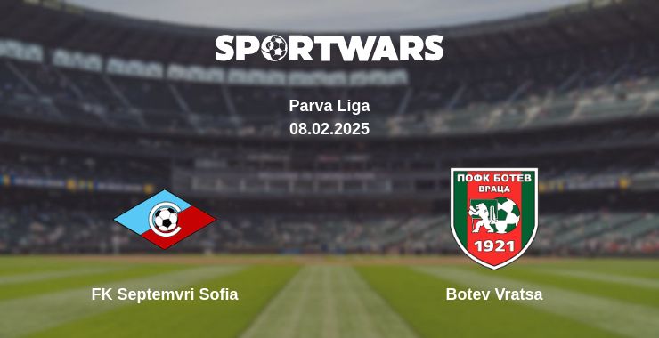 Where to watch the match FK Septemvri Sofia - Botev Vratsa