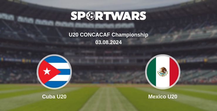 Where to watch the match Cuba U20 - Mexico U20