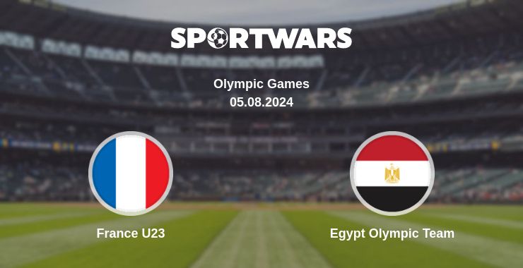 Where to watch the match France U23 - Egypt Olympic Team