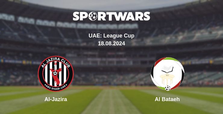 Where to watch the match Al-Jazira - Al Bataeh