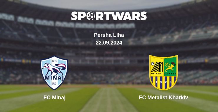 Where to watch the match FC Minaj - FC Metalist Kharkiv