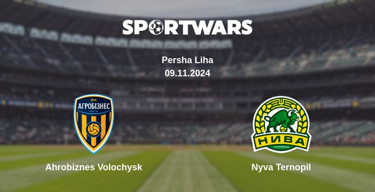 Where to watch the match Ahrobiznes Volochysk - Nyva Ternopil