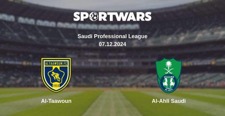 Where to watch the match Al-Taawoun - Al-Ahli Saudi