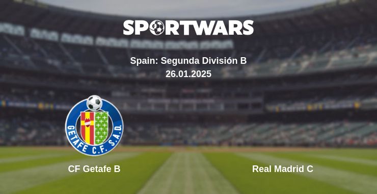 Where to watch the match CF Getafe B - Real Madrid C