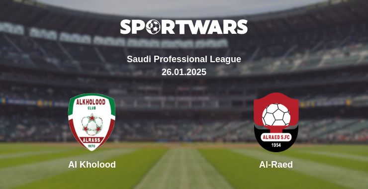 Where to watch the match Al Kholood - Al-Raed