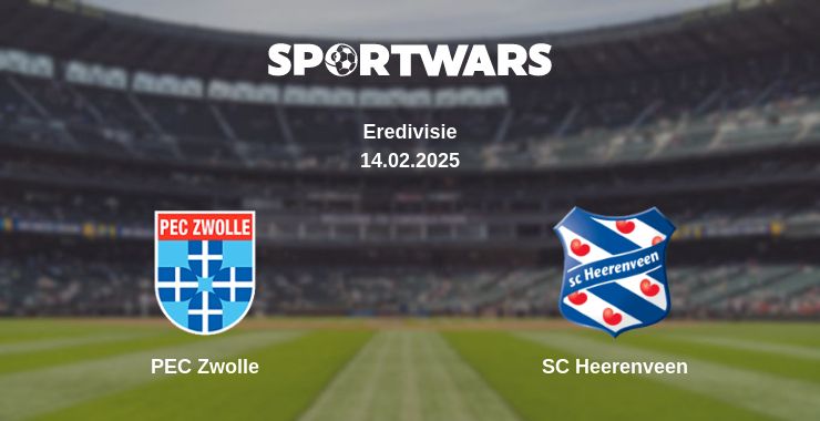 Where to watch the match PEC Zwolle - SC Heerenveen