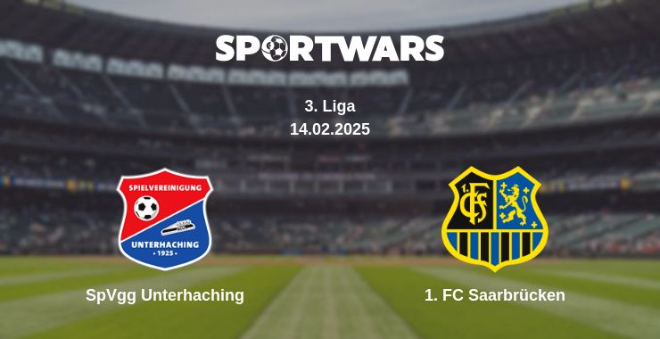 Where to watch the match SpVgg Unterhaching - 1. FC Saarbrücken