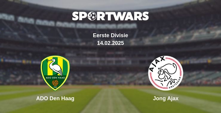 Where to watch the match ADO Den Haag - Jong Ajax