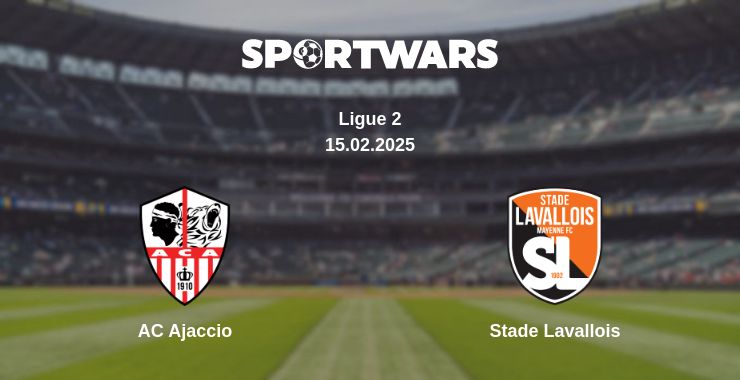 Where to watch the match AC Ajaccio - Stade Lavallois