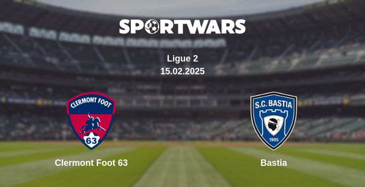 Where to watch the match Clermont Foot 63 - Bastia