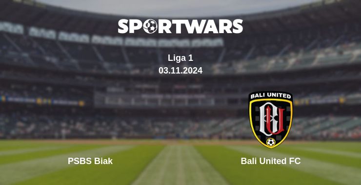 Where to watch the match PSBS Biak - Bali United FC