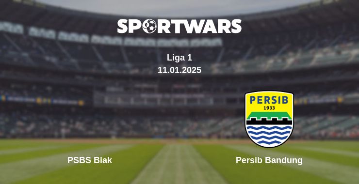 Where to watch the match PSBS Biak - Persib Bandung