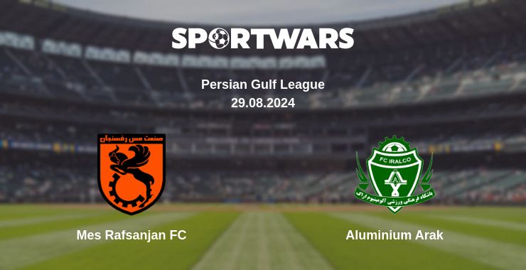 Where to watch the match Mes Rafsanjan FC - Aluminium Arak