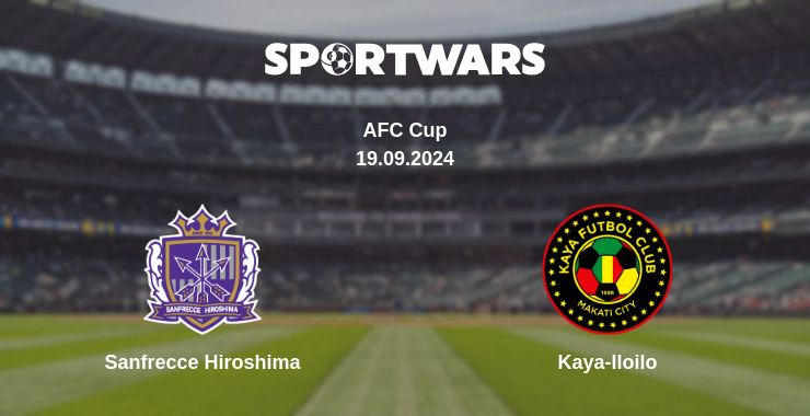 Where to watch the match Sanfrecce Hiroshima - Kaya-Iloilo