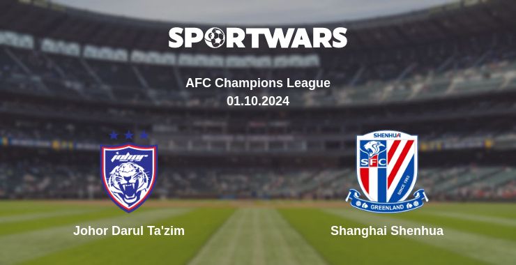 Where to watch the match Johor Darul Ta'zim - Shanghai Shenhua