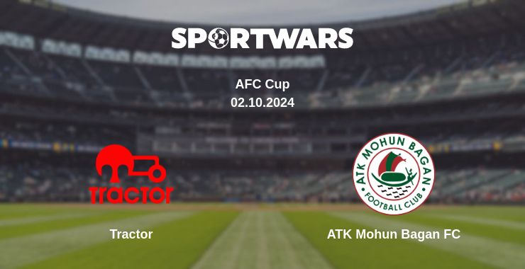 Where to watch the match Tractor - ATK Mohun Bagan FC