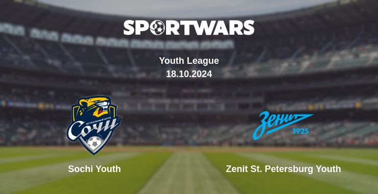 Where to watch the match Sochi Youth - Zenit St. Petersburg Youth