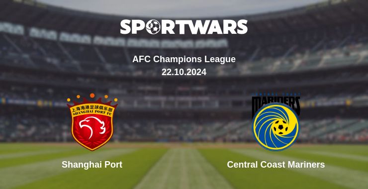 Where to watch the match Shanghai Port - Central Coast Mariners