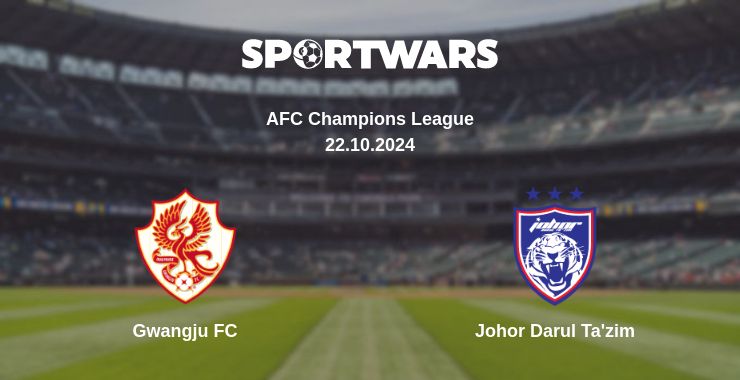 Where to watch the match Gwangju FC - Johor Darul Ta'zim