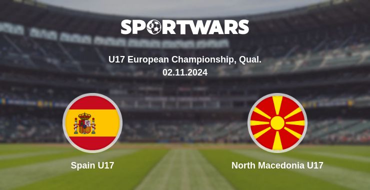 Where to watch the match Spain U17 - North Macedonia U17