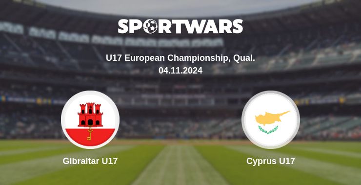 Where to watch the match Gibraltar U17 - Cyprus U17