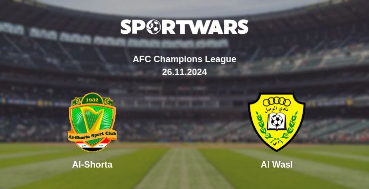 Where to watch the match Al-Shorta - Al Wasl