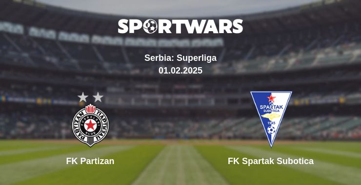 Where to watch the match FK Partizan - FK Spartak Subotica