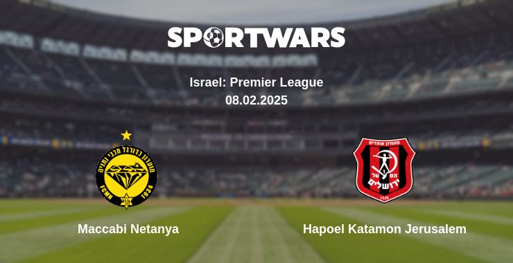 Where to watch the match Maccabi Netanya - Hapoel Katamon Jerusalem