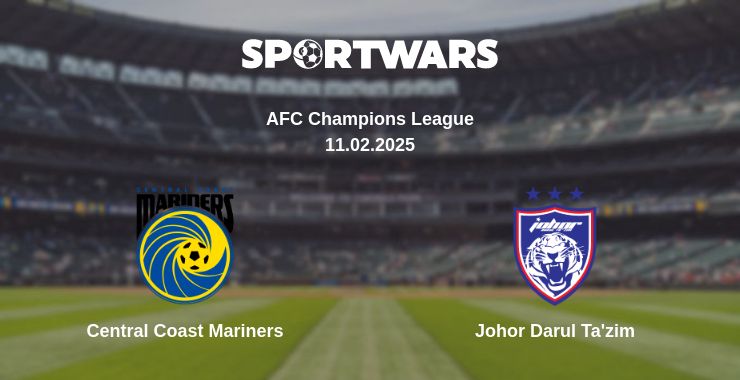 Where to watch the match Central Coast Mariners - Johor Darul Ta'zim