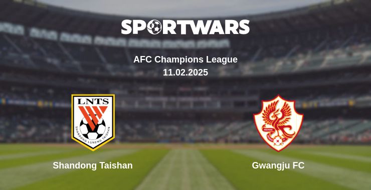 Where to watch the match Shandong Taishan - Gwangju FC