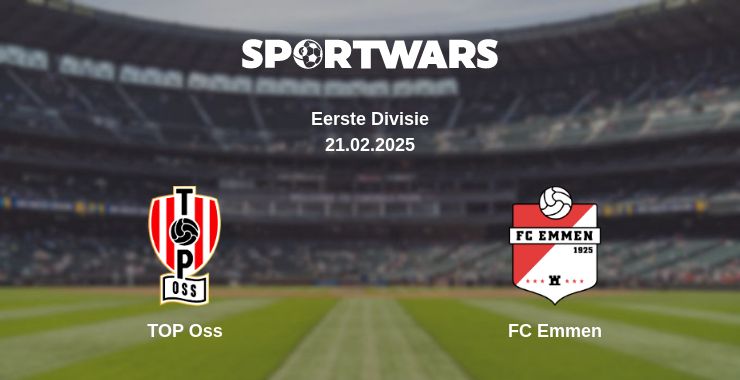 Where to watch the match TOP Oss - FC Emmen