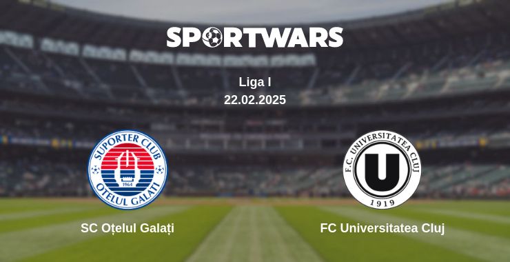 Where to watch the match SC Oțelul Galați - FC Universitatea Cluj