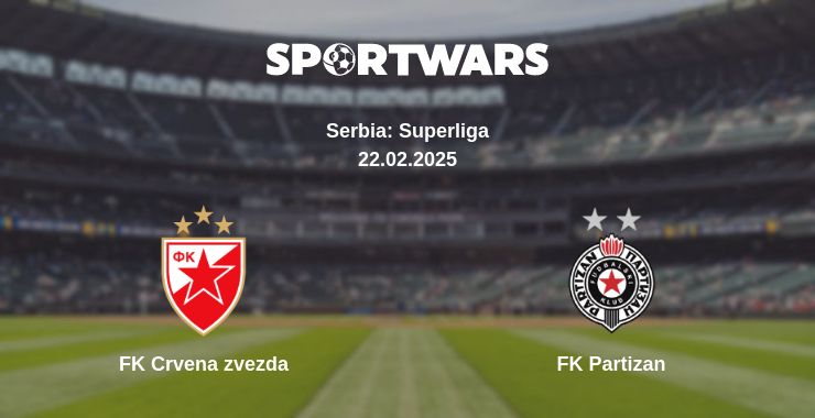 Where to watch the match FK Crvena zvezda - FK Partizan