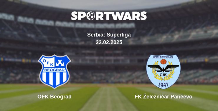 Where to watch the match OFK Beograd - FK Železničar Pančevo