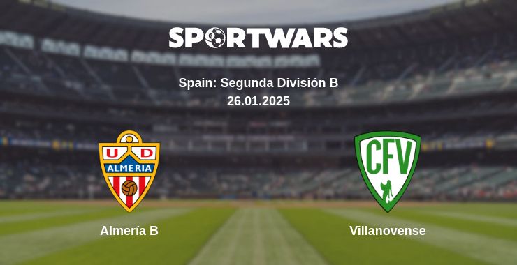 Where to watch the match Almería B - Villanovense