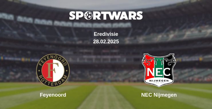 Where to watch the match Feyenoord - NEC Nijmegen