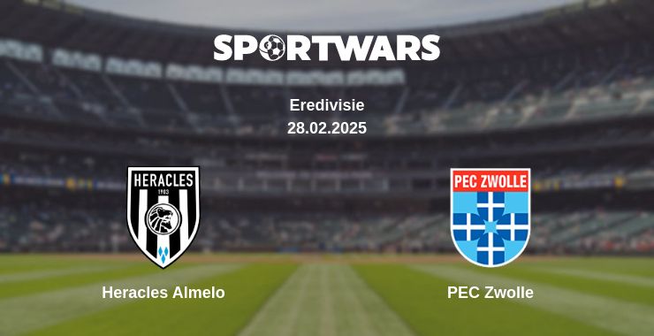 Where to watch the match Heracles Almelo - PEC Zwolle