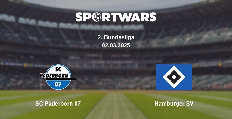 Where to watch the match SC Paderborn 07 - Hamburger SV