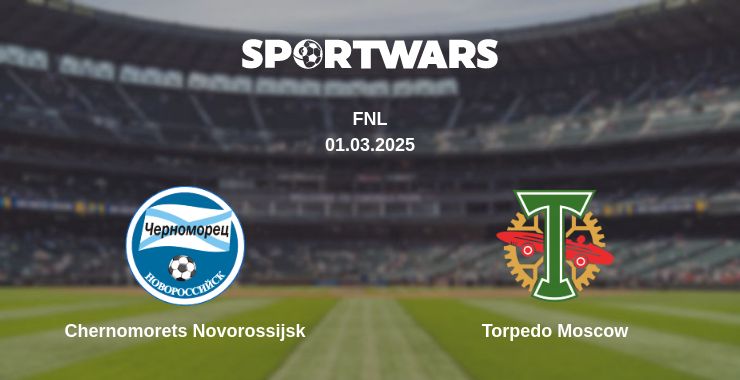 Where to watch the match Chernomorets Novorossijsk - Torpedo Moscow