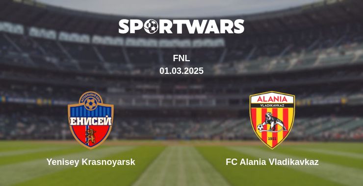 Where to watch the match Yenisey Krasnoyarsk - FC Alania Vladikavkaz