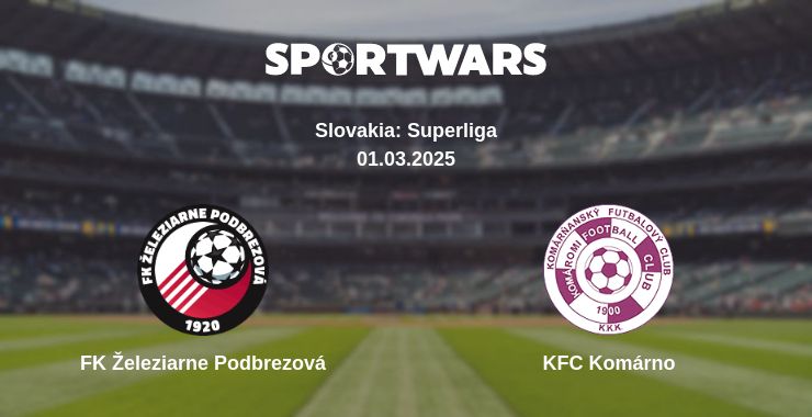 Where to watch the match FK Železiarne Podbrezová - KFC Komárno