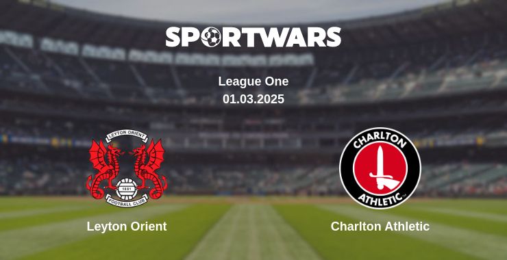 Where to watch the match Leyton Orient - Charlton Athletic