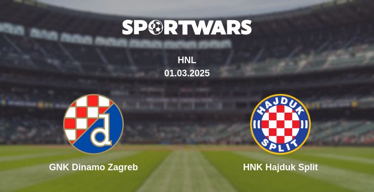 Where to watch the match GNK Dinamo Zagreb - HNK Hajduk Split